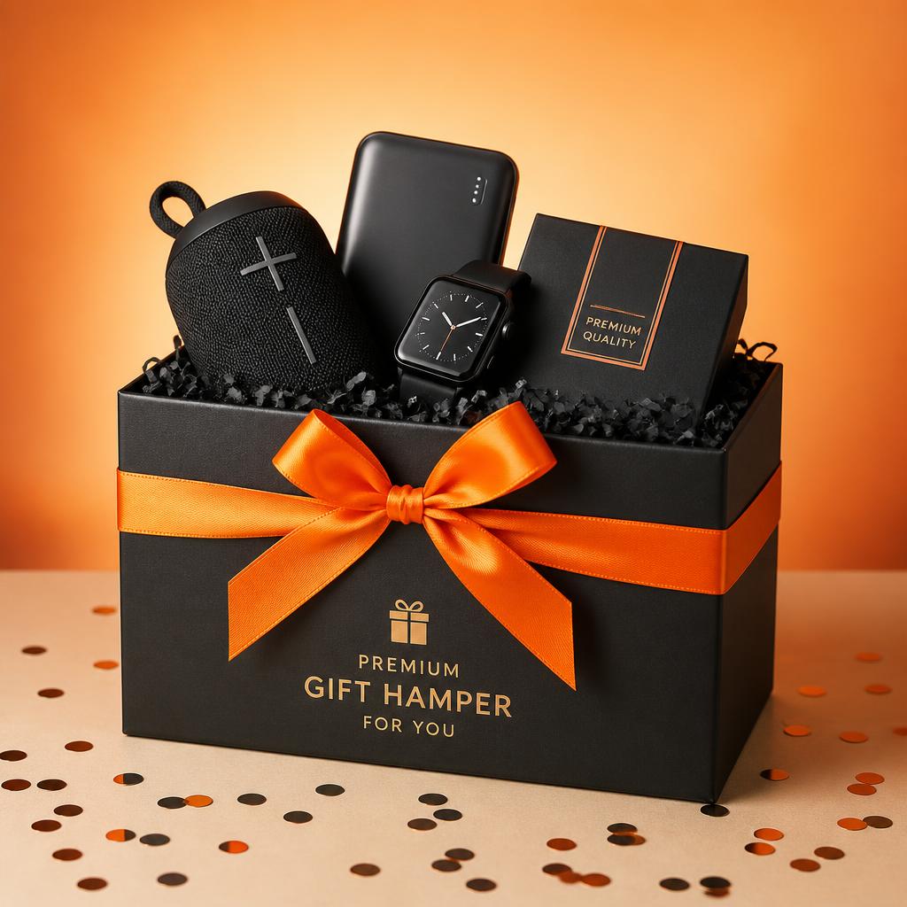 Customer unboxing BOXO Premium Gift Hamper