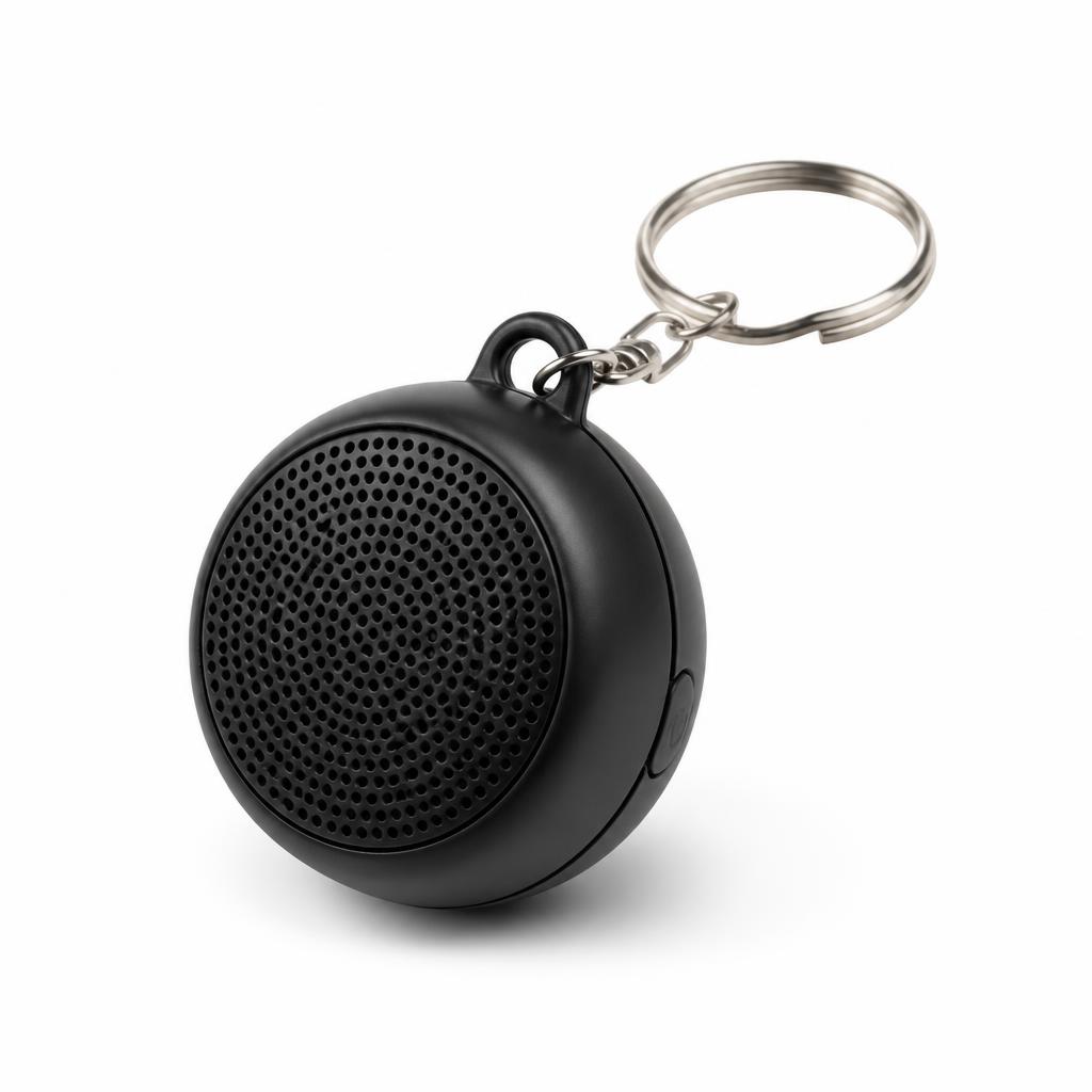 Customer unboxing Mini Keychain Speaker