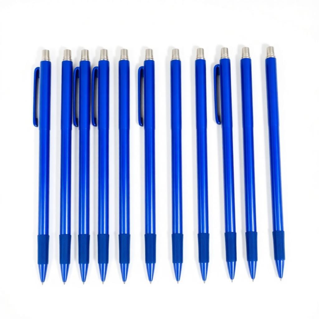 Smooth Ball Pens Blue Pack of 10